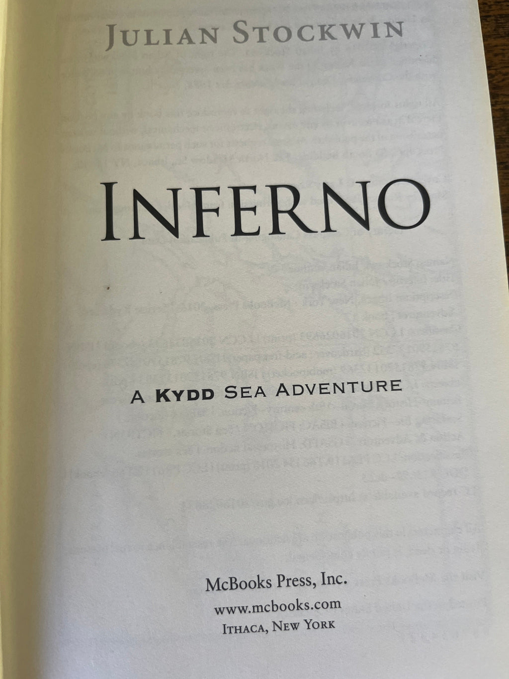 Inferno - Stockwin, Julian