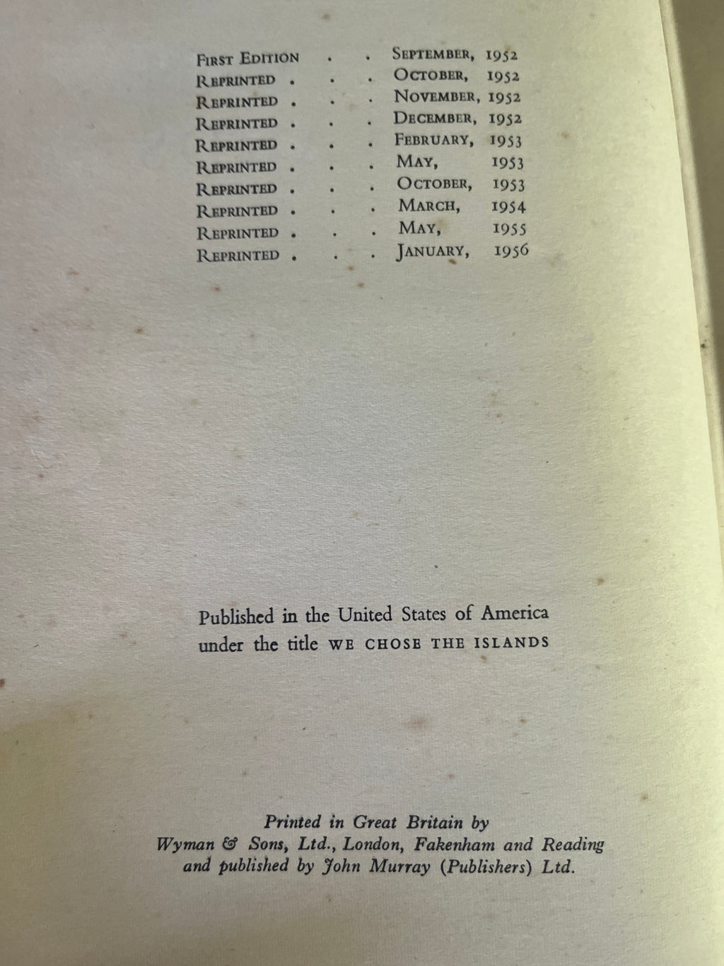 A Pattern of Islands - Grimble, Arthur