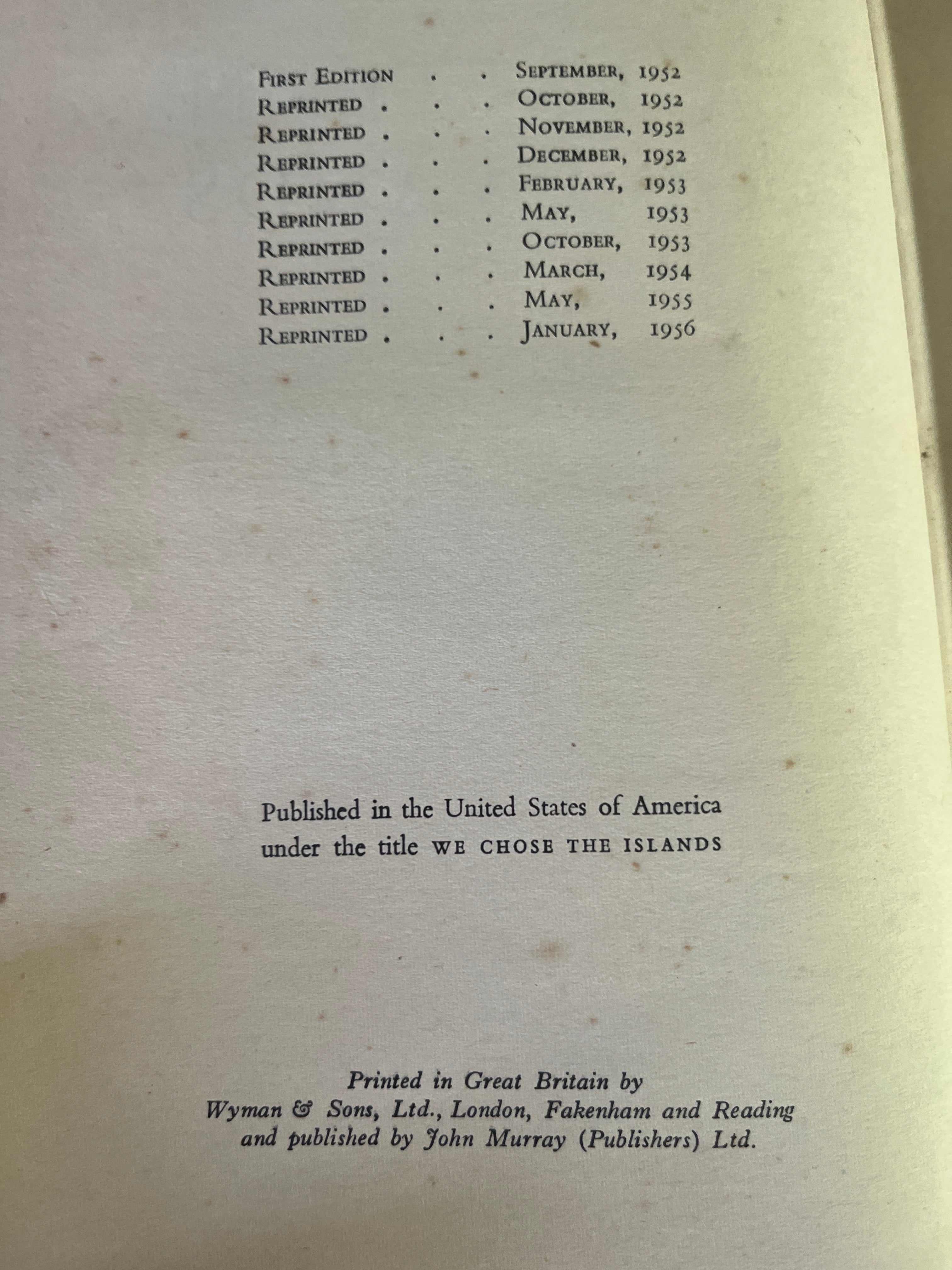 A Pattern of Islands - Grimble, Arthur