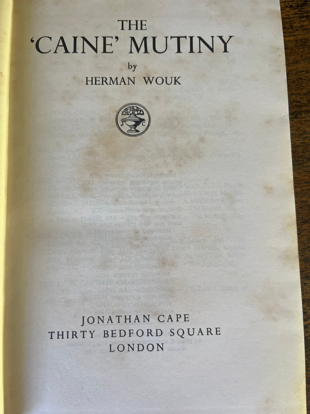 The Caine Mutiny - Wouk, Herman