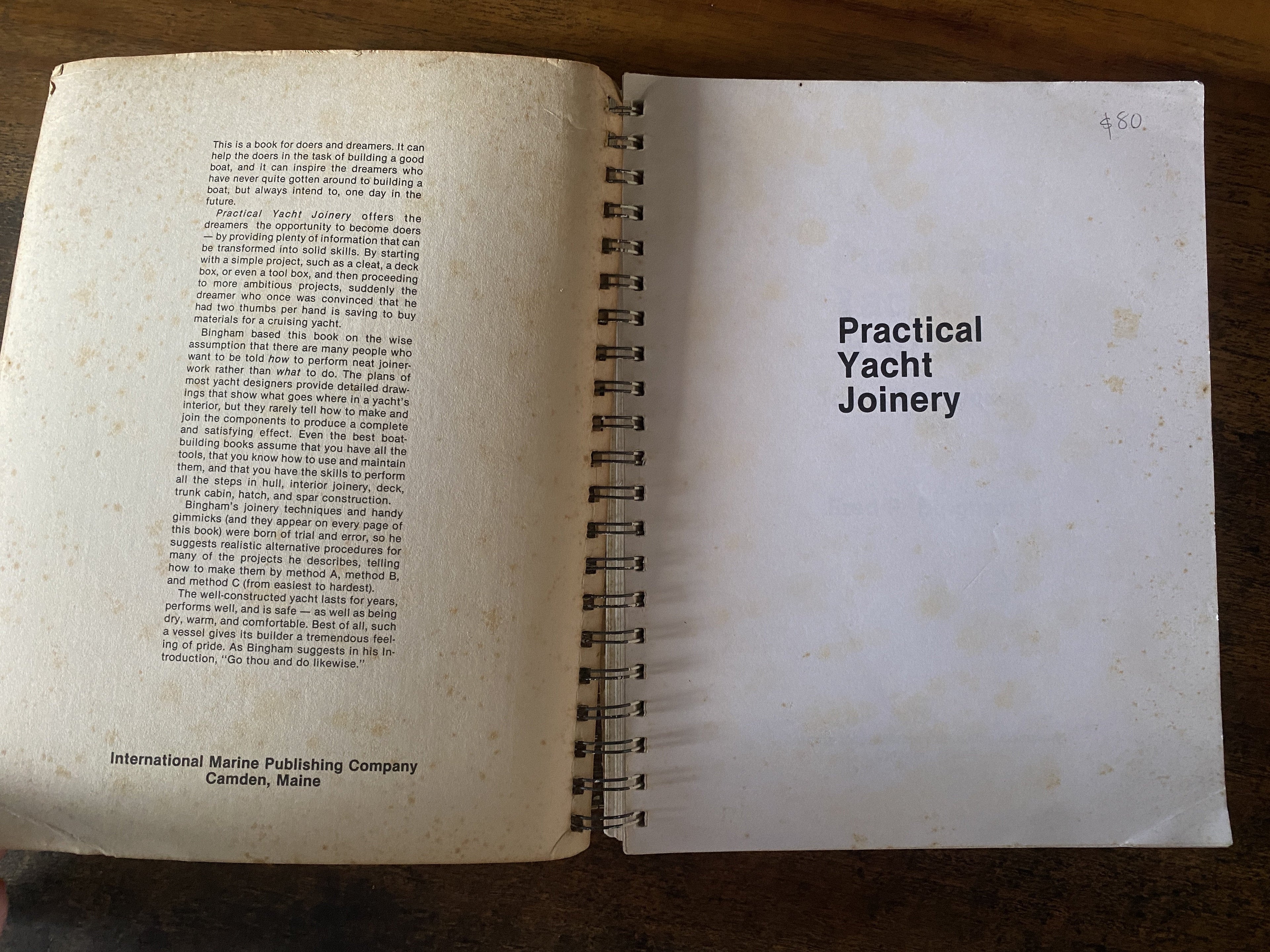 Practical Yacht Joinery - Bingham, Fred P.
