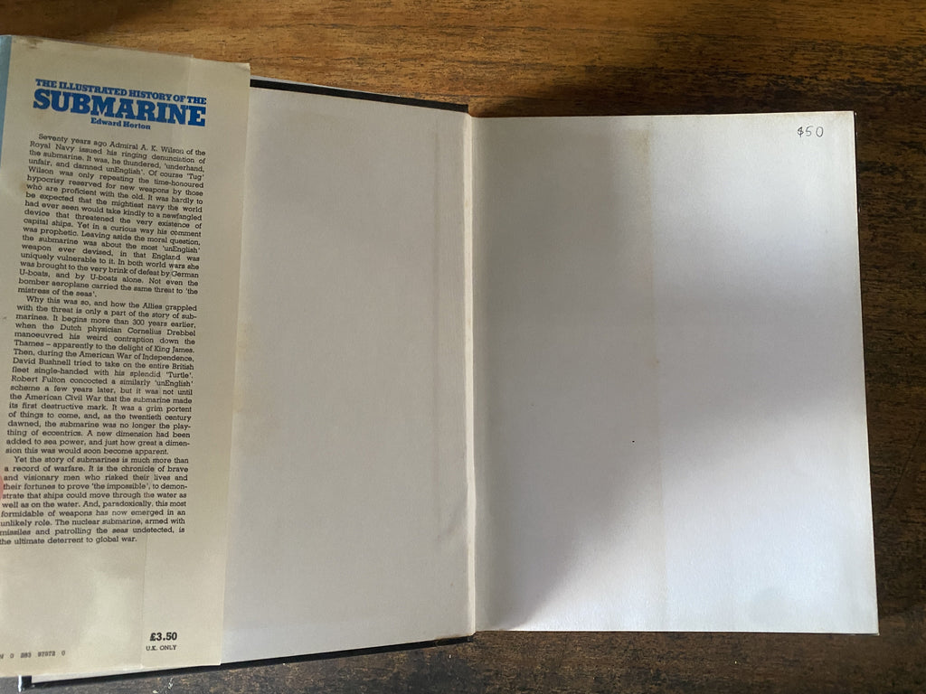 The Illustrated History Of The Submarine - Horton, Edward