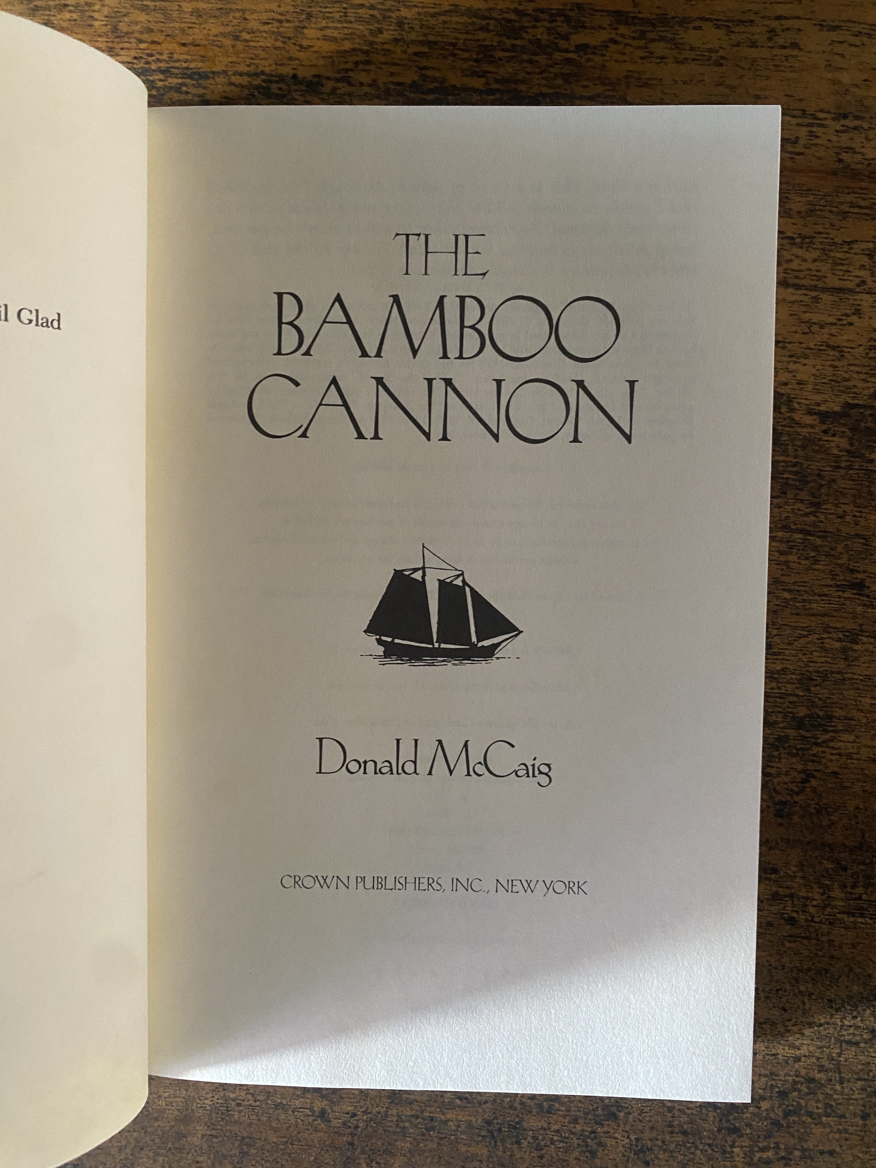 The Bamboo Cannon - McCaig, Donald