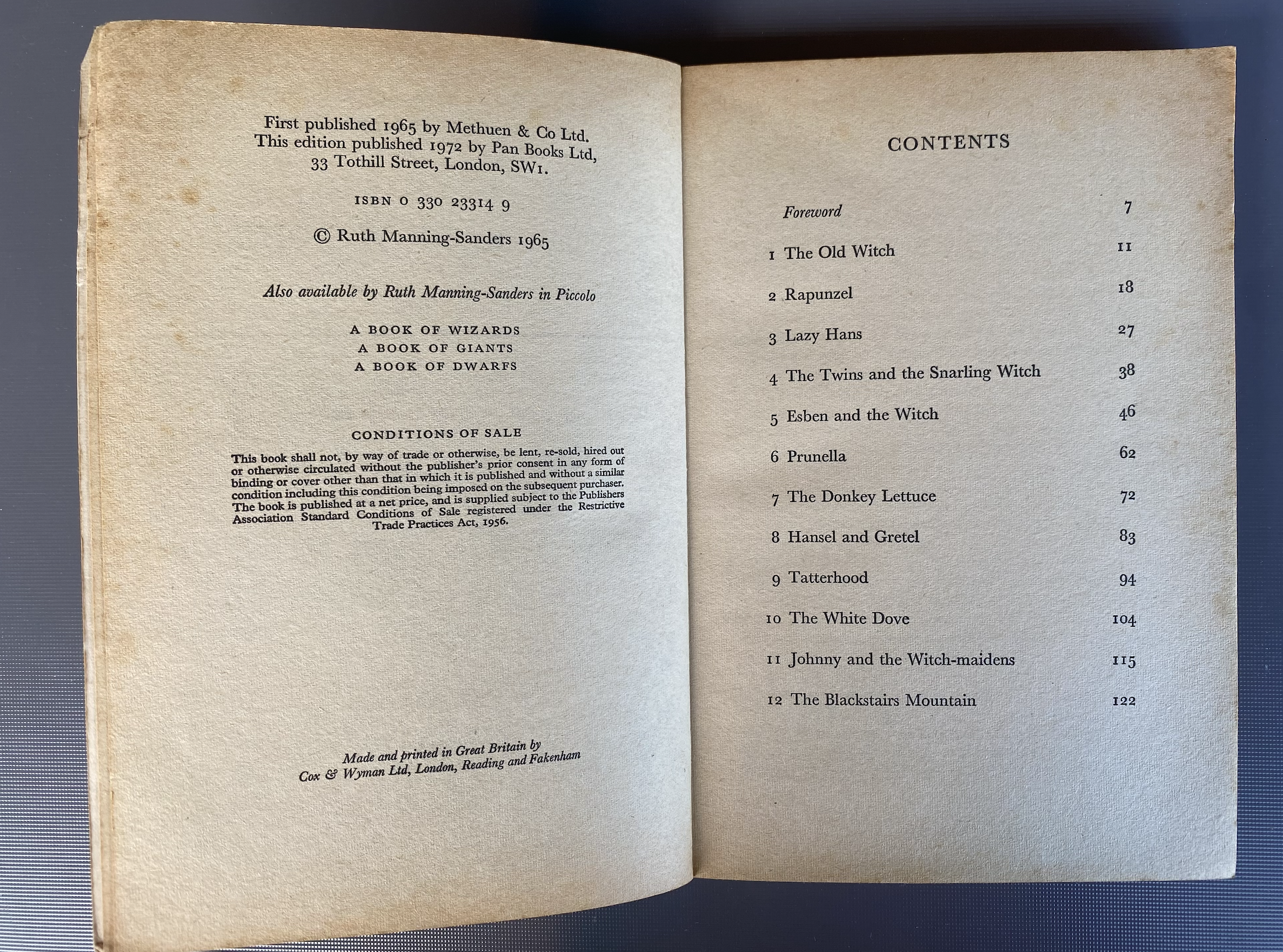 A Book of Witches — Manning-Sanders, Ruth