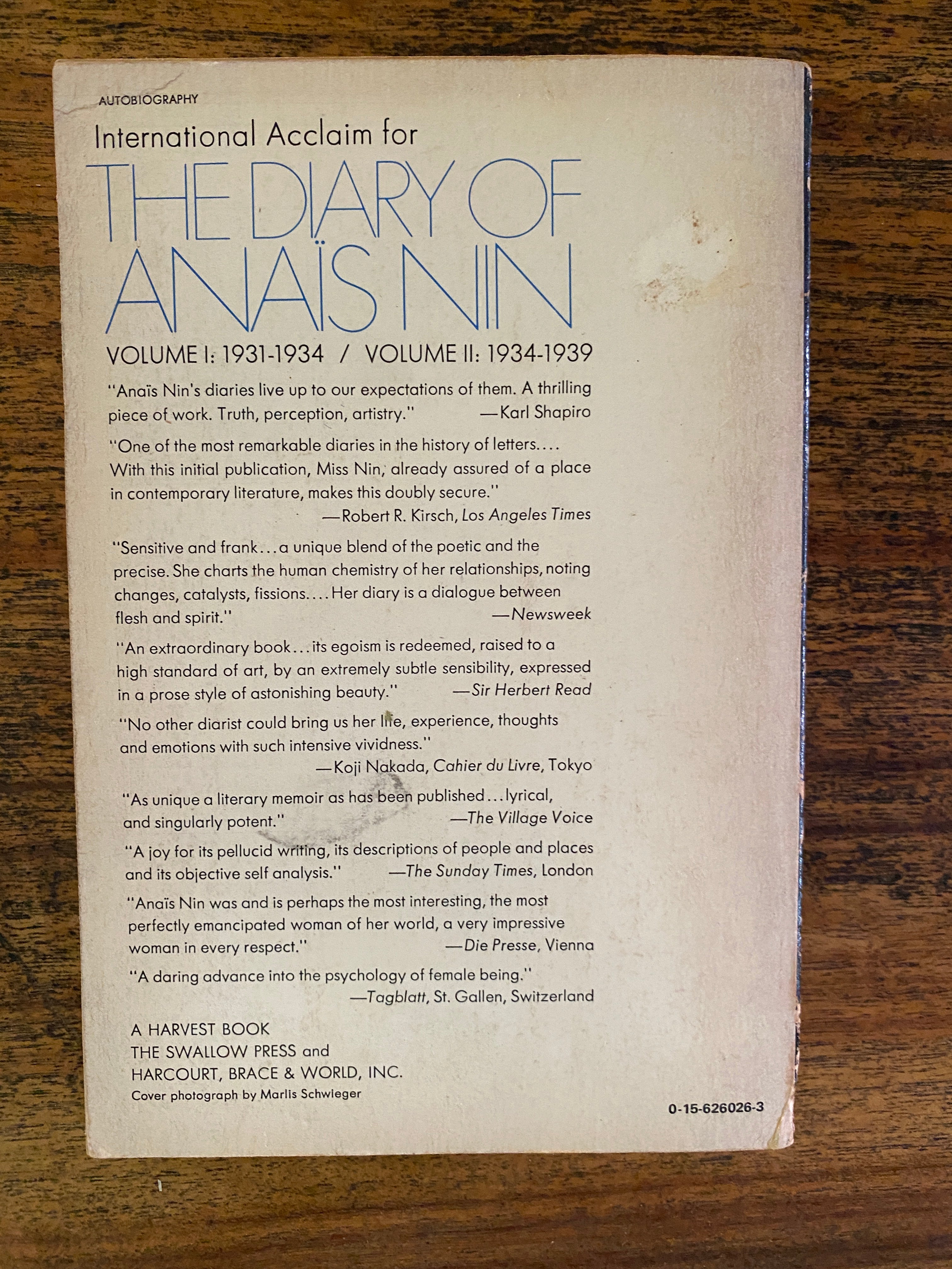 The Diary of Anais Nin - Nin, Anais