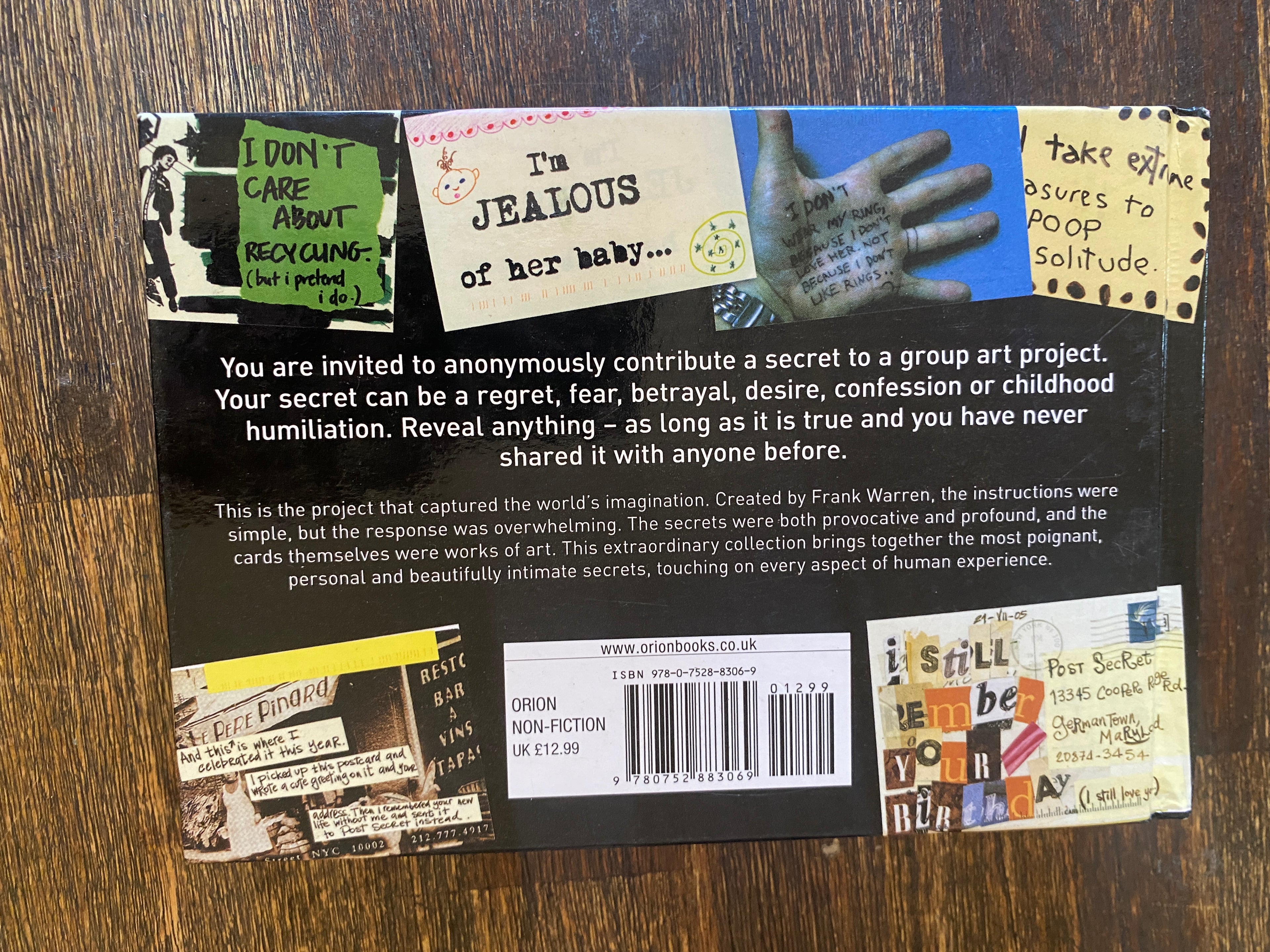 Postsecret - Warren, Frank