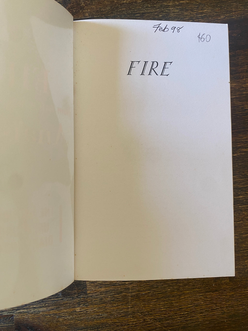 Fire (From a journal of love) — Nin, Anais