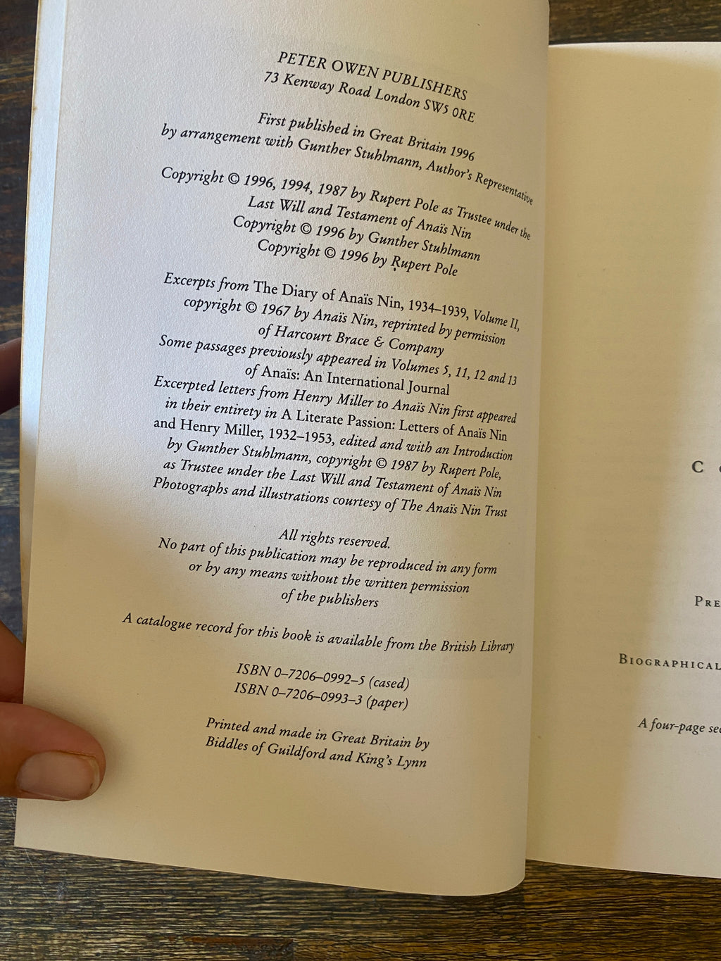 Fire (From a journal of love) — Nin, Anais