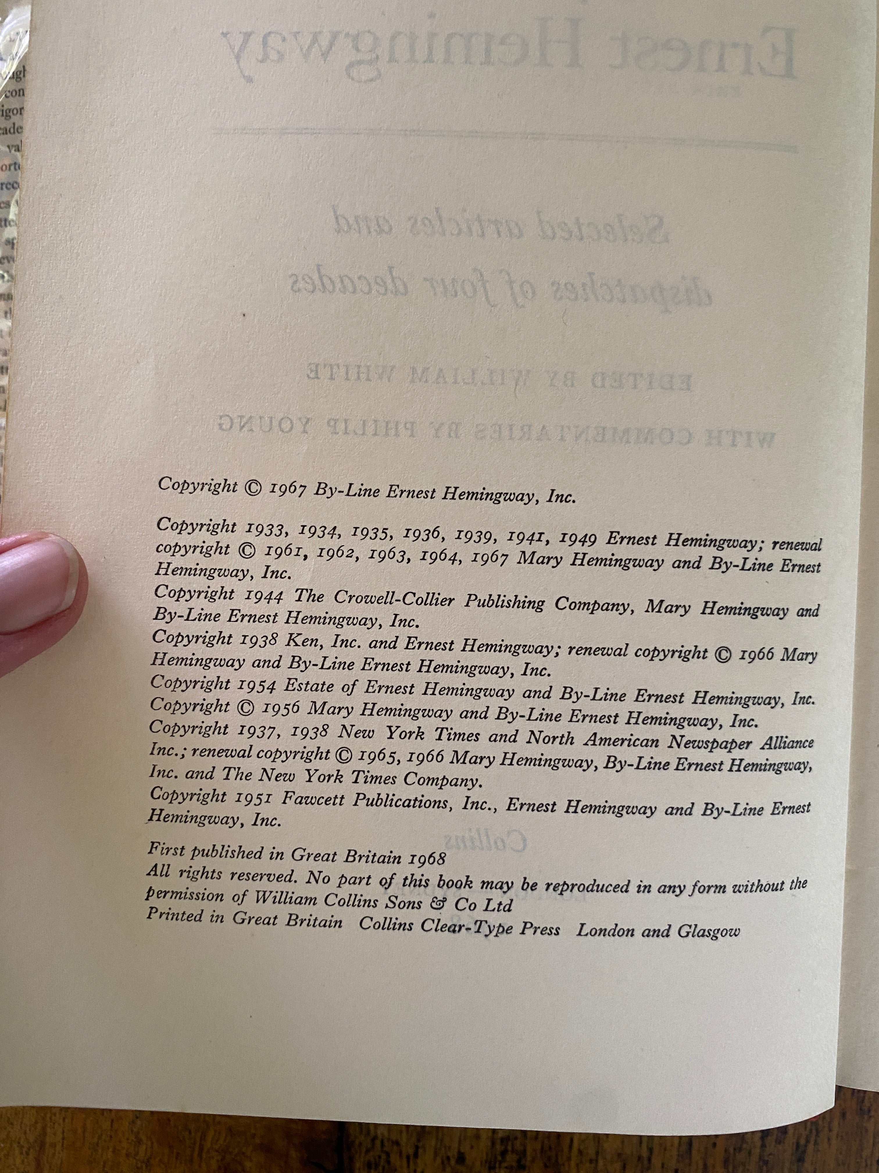 By-Line - Hemingway, Ernest