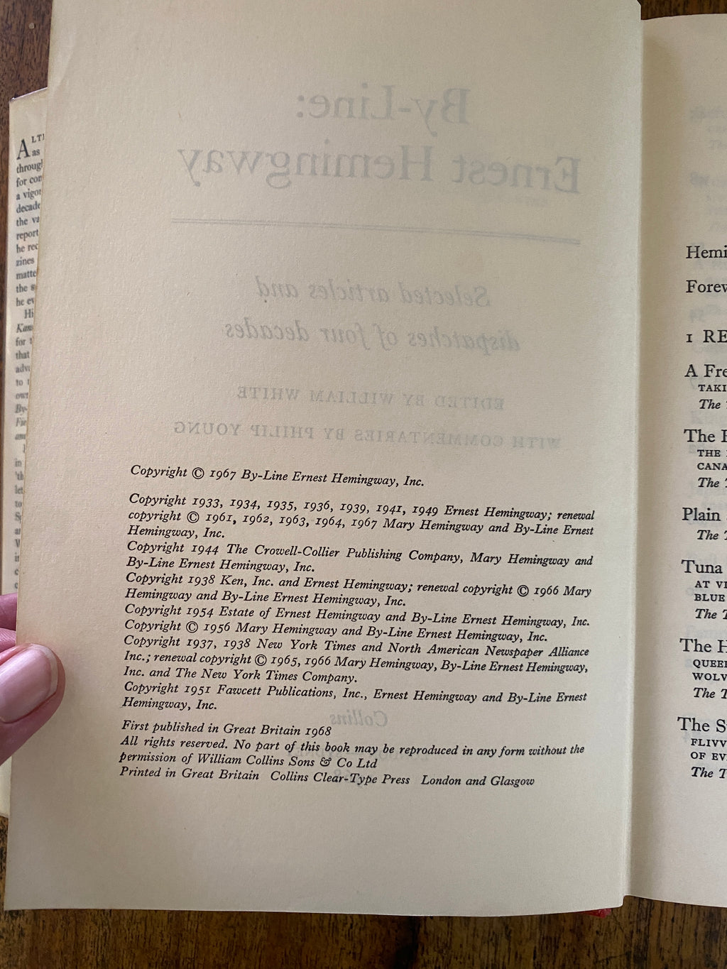 By-Line - Hemingway, Ernest