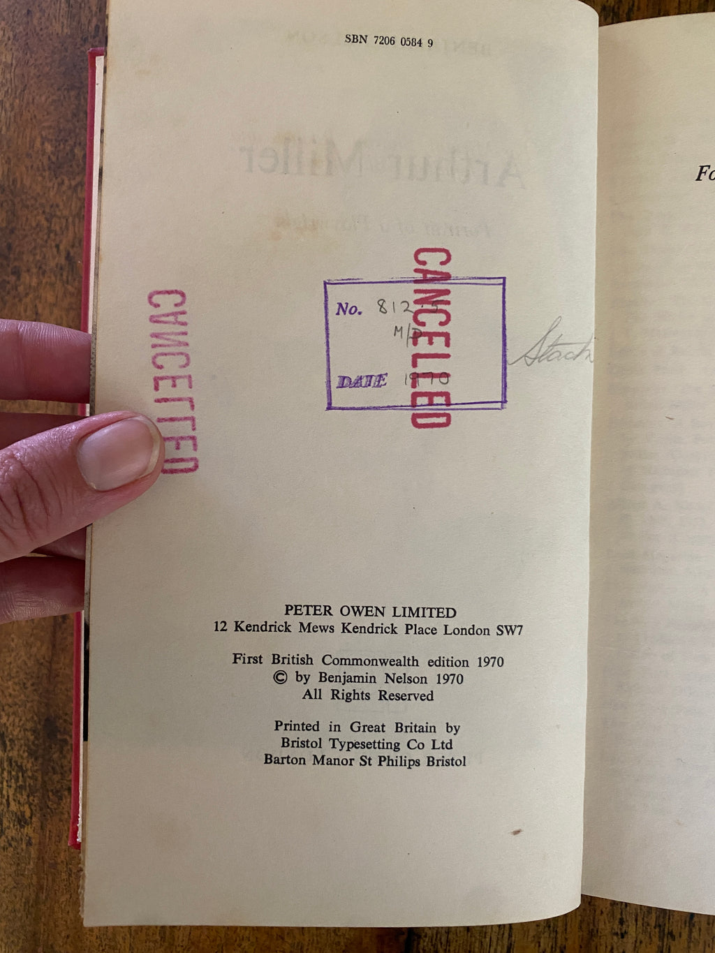 Portrait of a Playwright — Miller, Arthur
