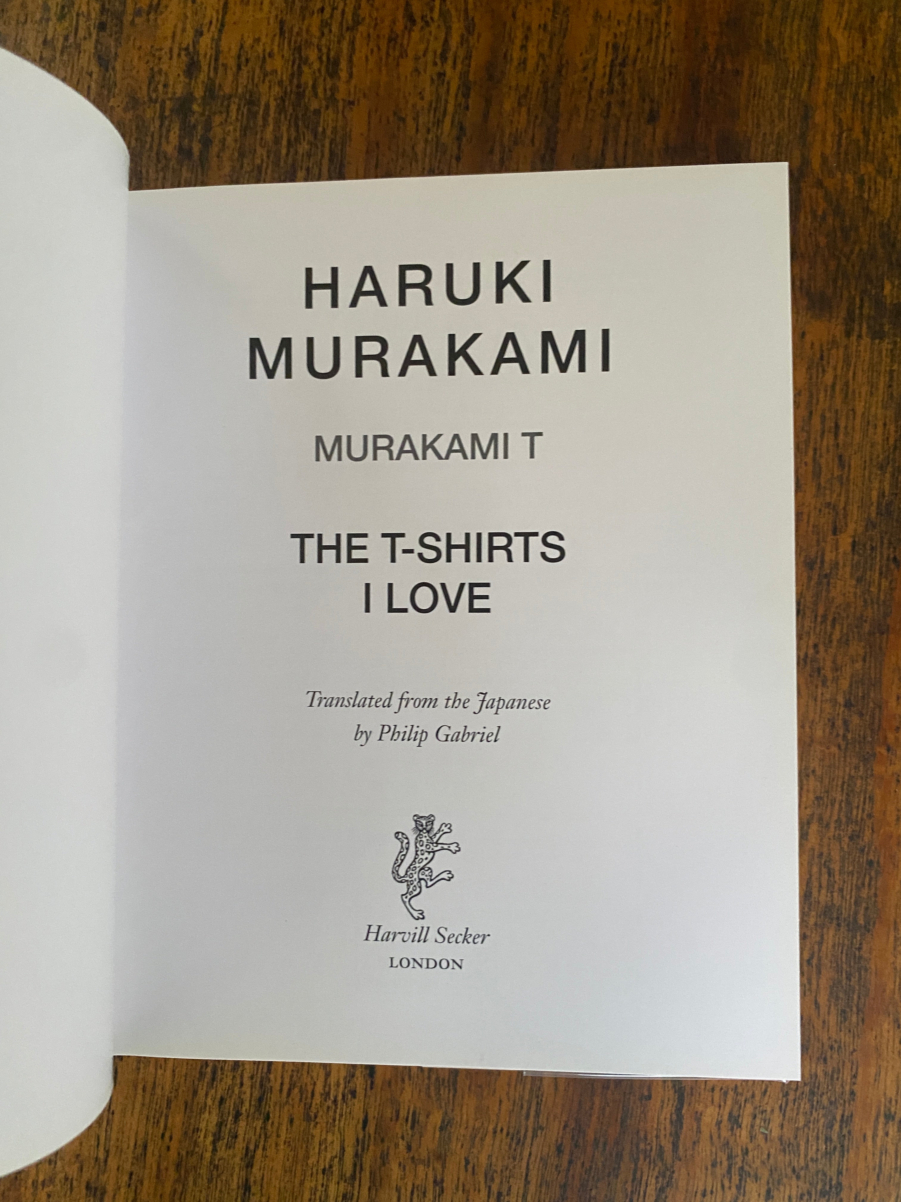 The Tea-Shirts I Love - Murakami