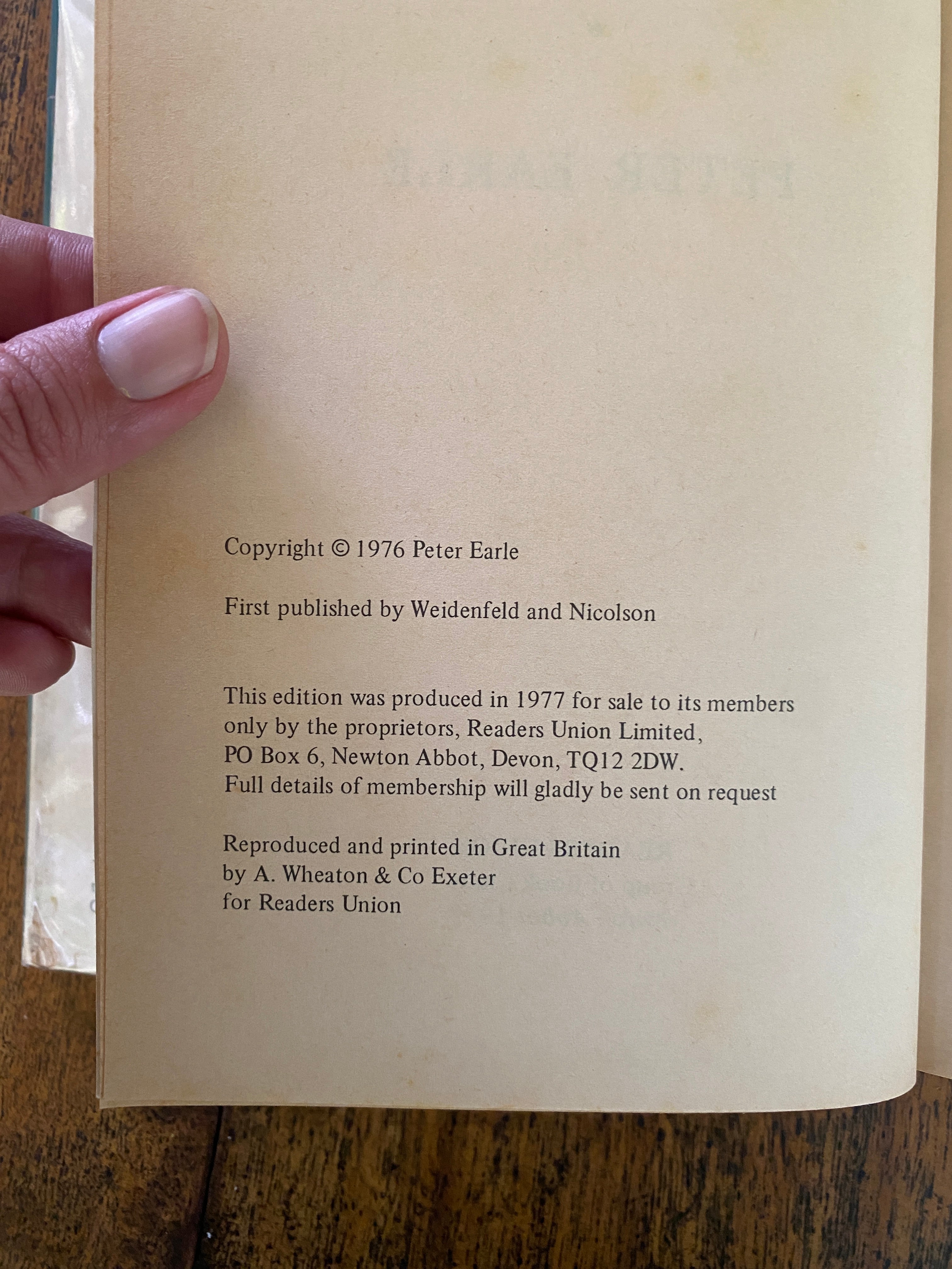 The World of Defoe - Earle, Peter