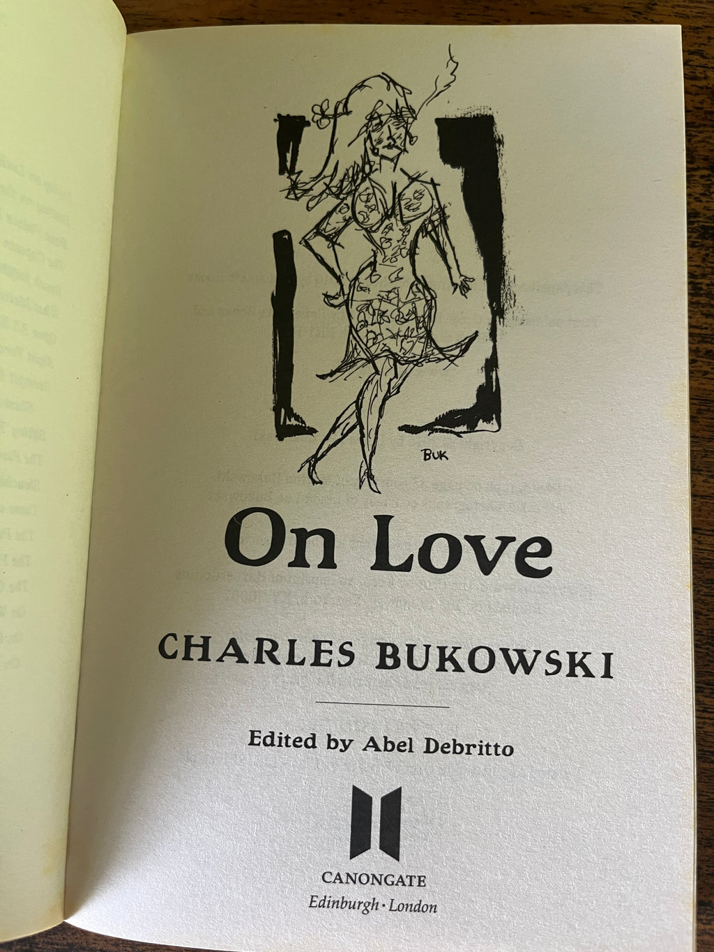 On Love — Bukowski, Charles