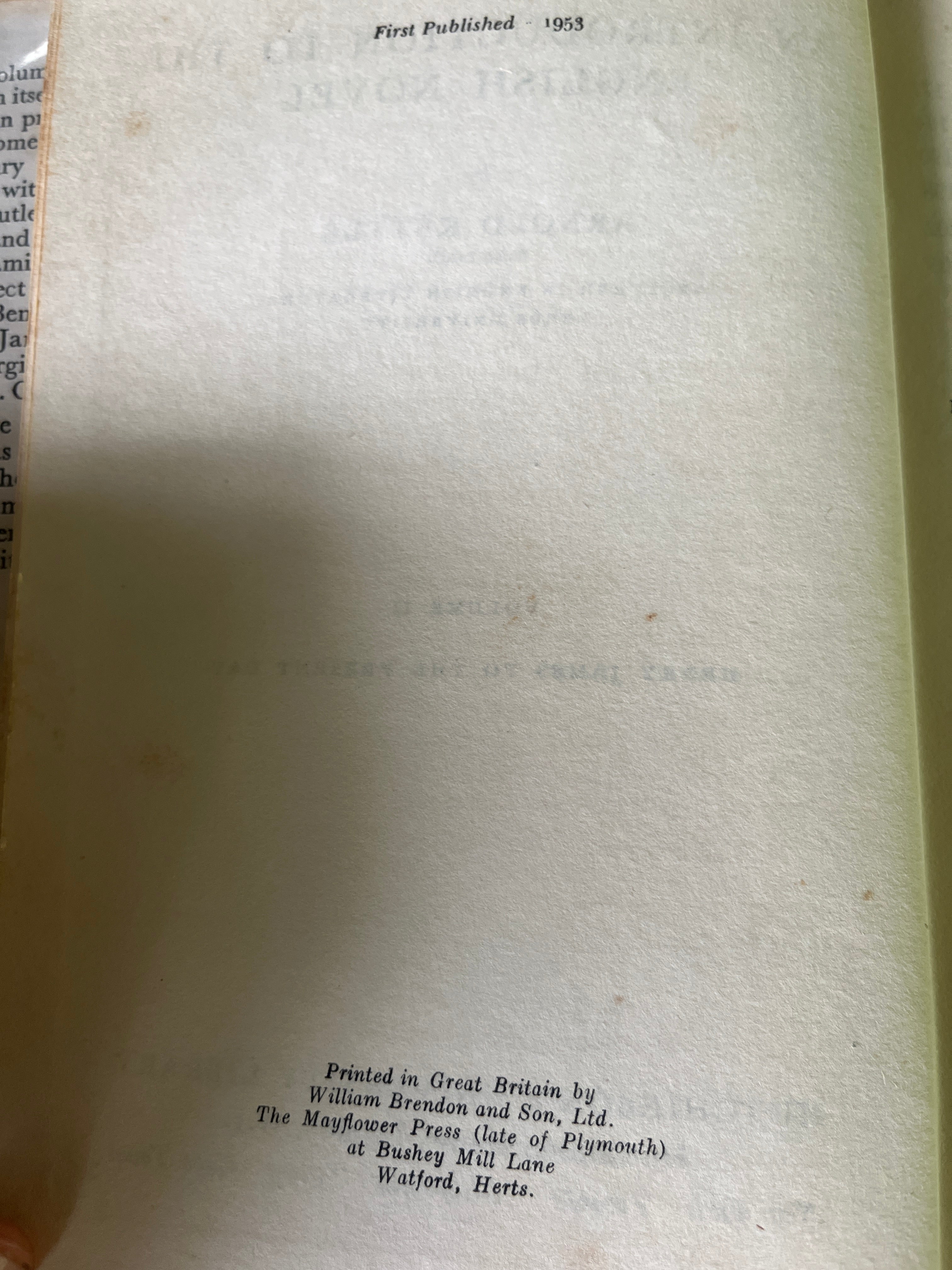An Introduction To The English Novel - Kettle, Arnold