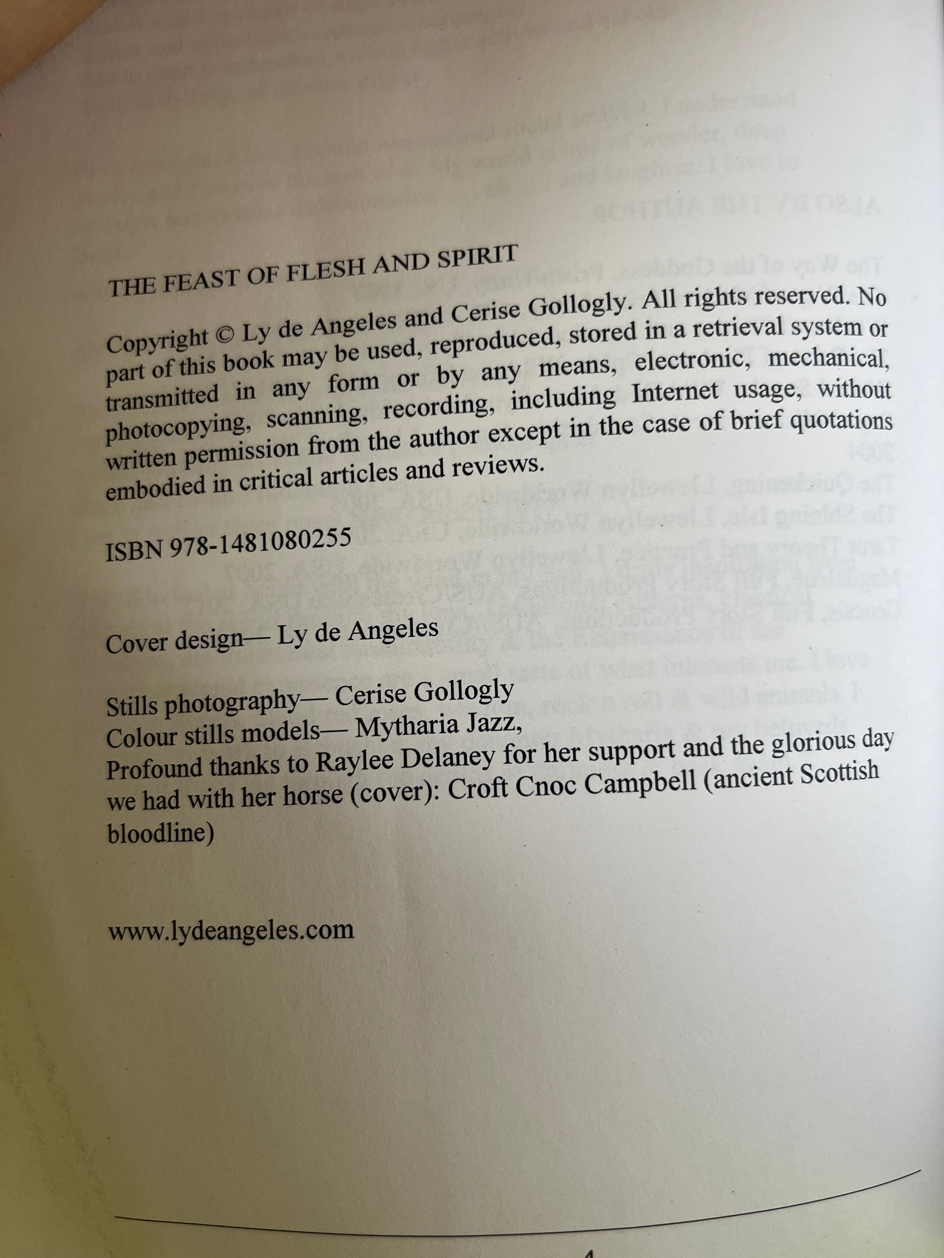 The Feast of Flesh and Spirit - Angeles, Lyde & Gollogly, Cerise