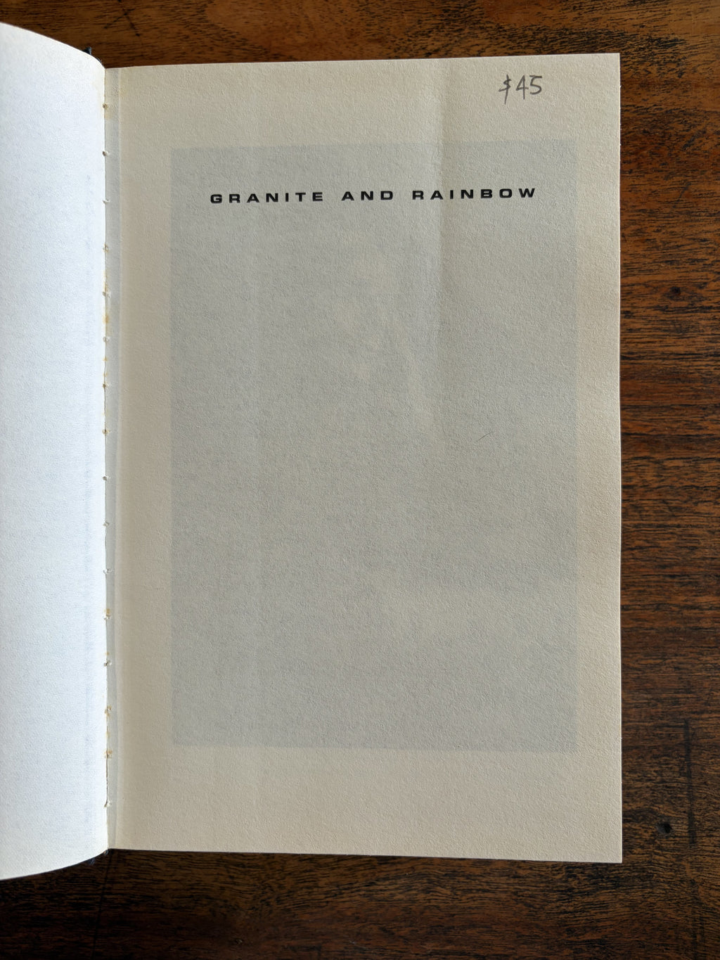 Granite and Rainbow The Hidden Life of Virginia Woolf — Leaska, Mitchell